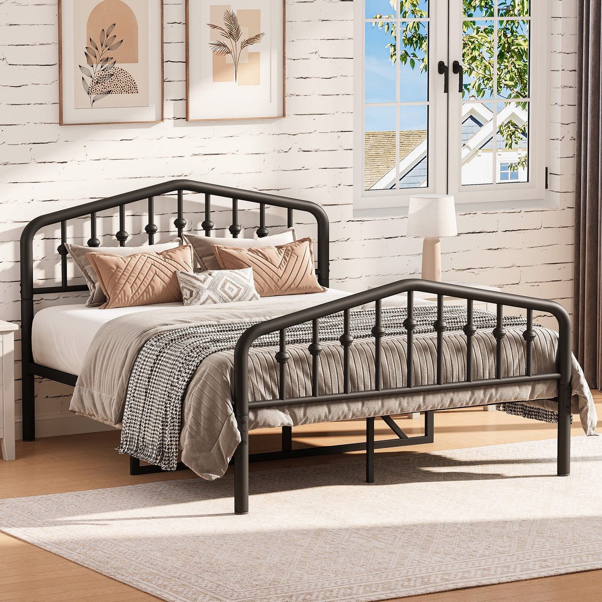 Eden Tali full victorian metal bed frame view 1
