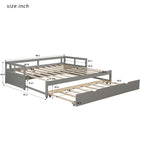 Eden Tali expandable pine daybed with trundle view 2