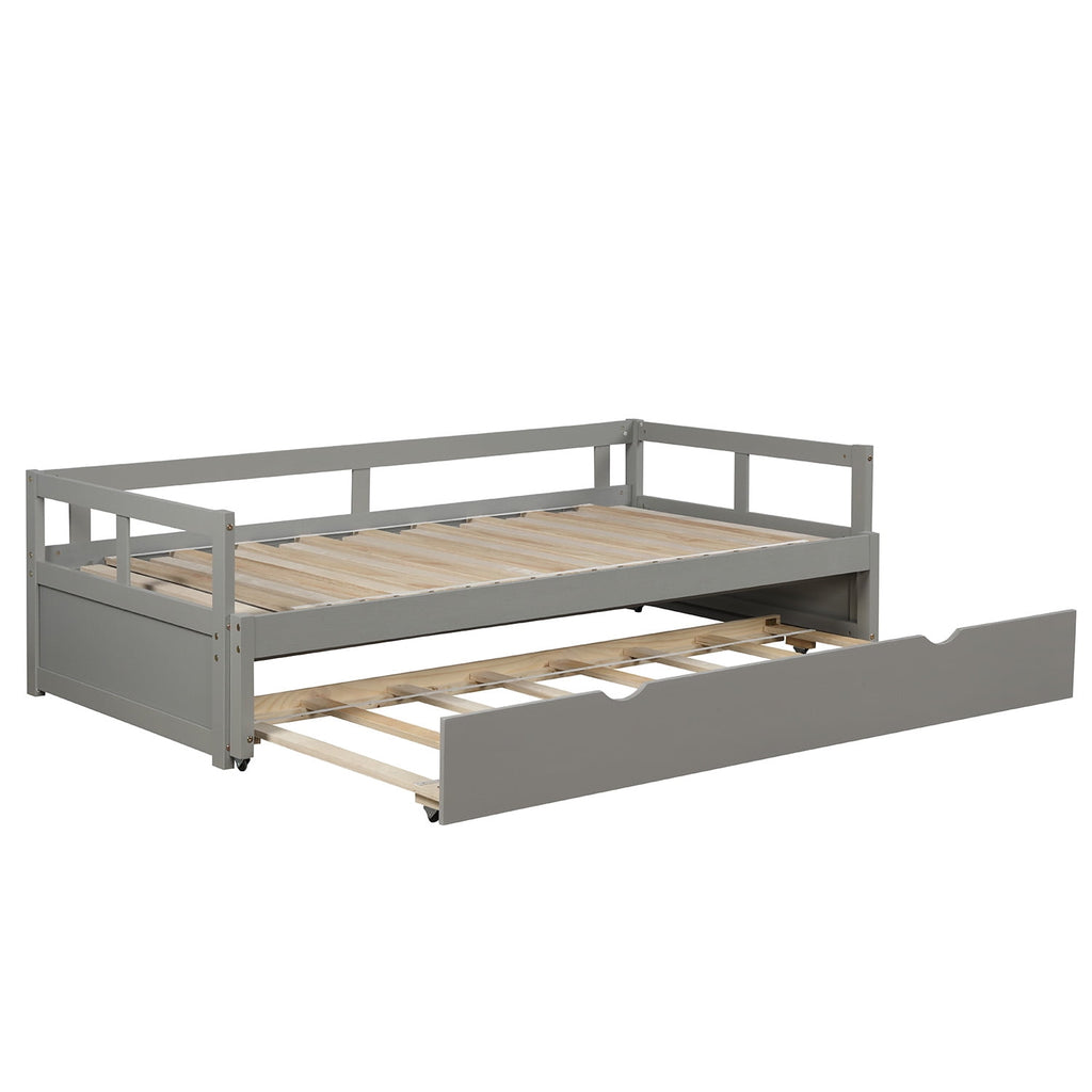 Eden Tali expandable pine daybed with trundle view 6
