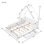 Eden Tali queen house platform bed with drawers view 1