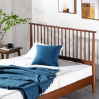 Eden Tali mid century wood platform bed view 6