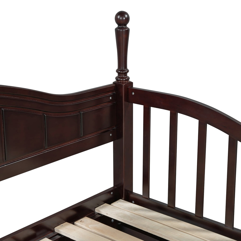 Eden Tali wood daybed with trundle and two drawers view 12