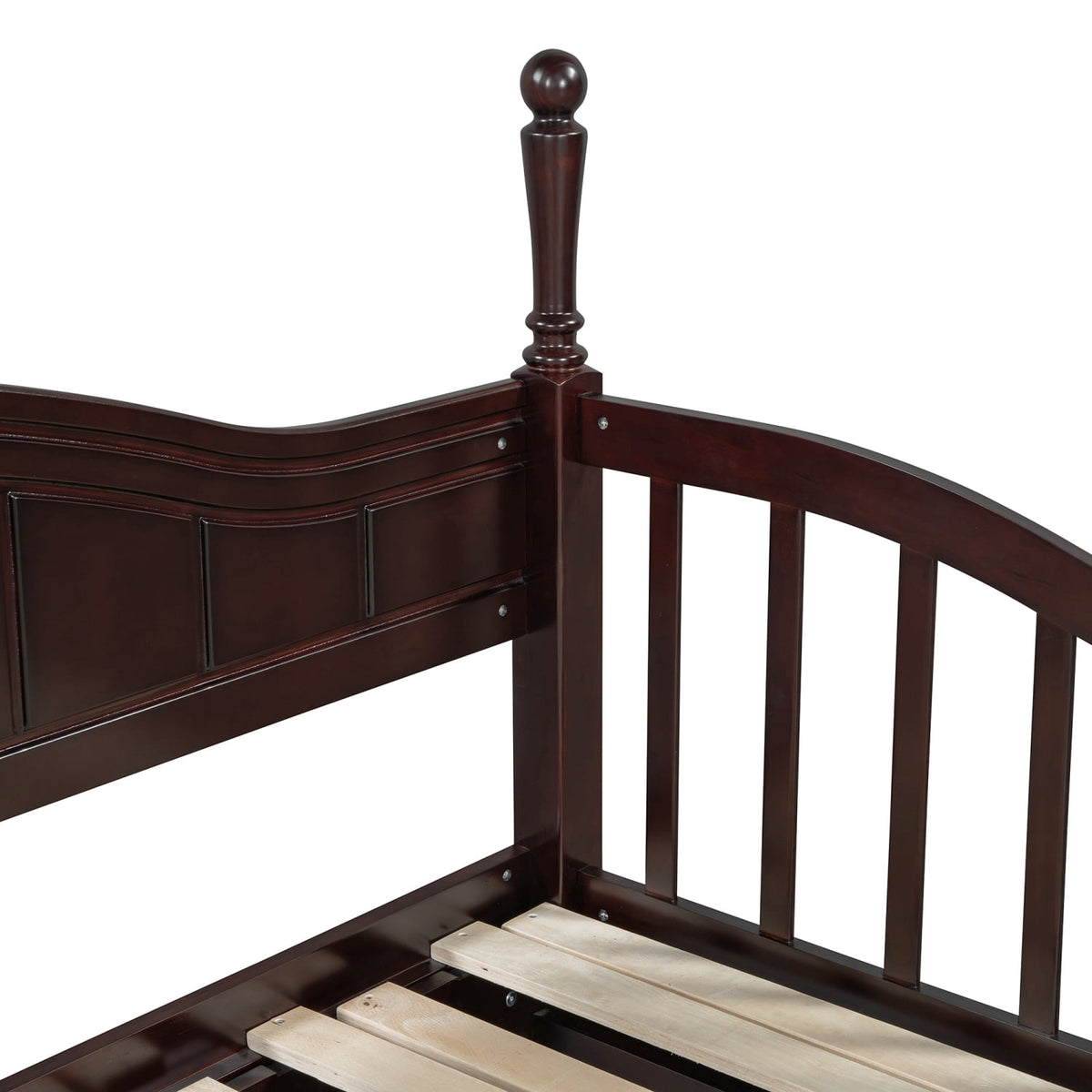 Eden Tali wood daybed with trundle and two drawers view 12