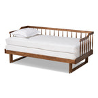 Eden Tali walnut expandable spindle daybed view 2
