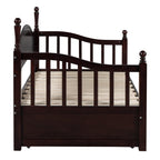 Eden Tali wood daybed with trundle and two drawers view 9