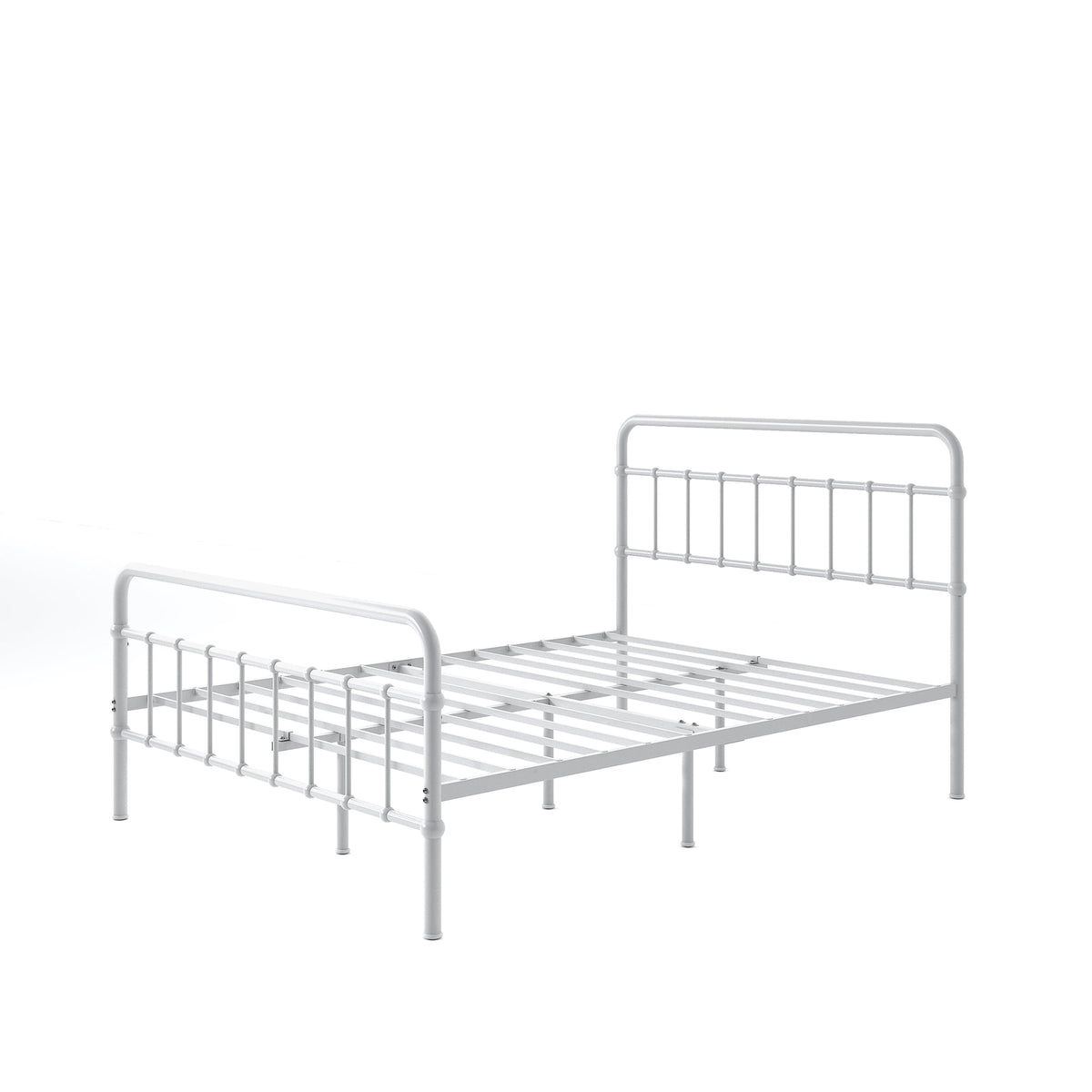 Eden Tali curved spindle steel platform bed view 13
