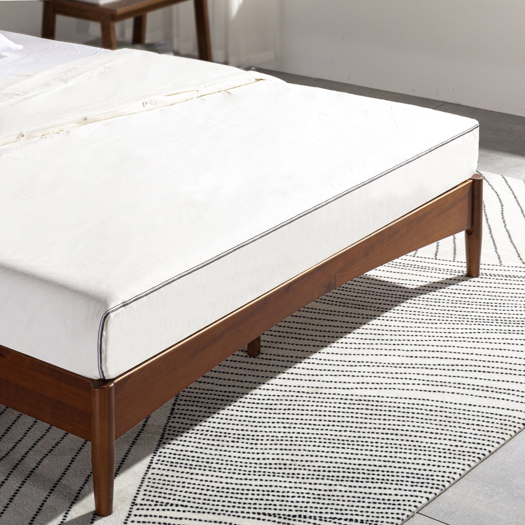 Eden Tali mid century wood platform bed view 9