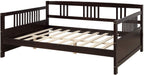 Eden Tali solid wood daybed with three-side rail view 2