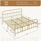 Eden Tali metal spindle bed with vintage ball accents view 2