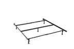 Eden Tali black metal full and queen bed frame view 1