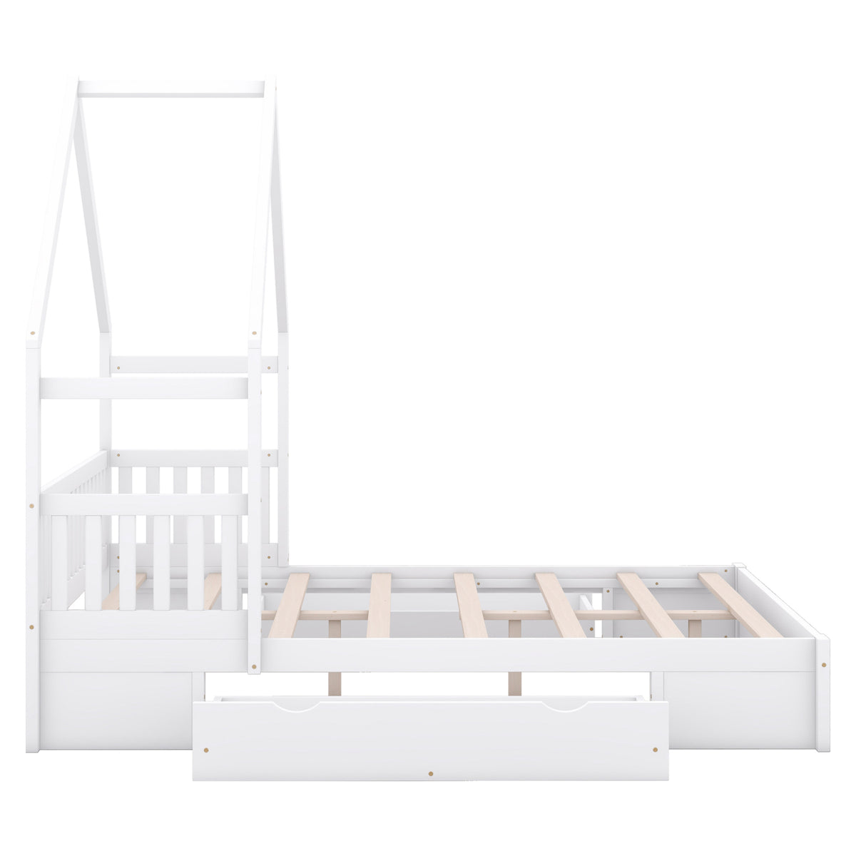 Eden Tali queen house platform bed with drawers view 4