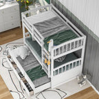 Eden Tali twin over twin bunk bed with trundle and drawers view 3