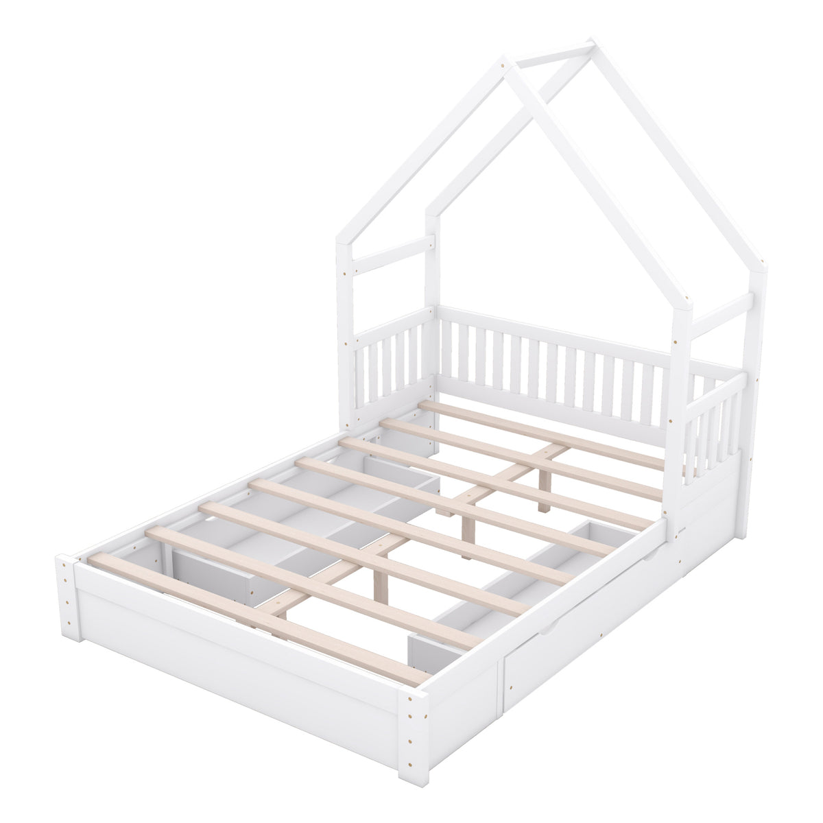Eden Tali queen house platform bed with drawers view 5