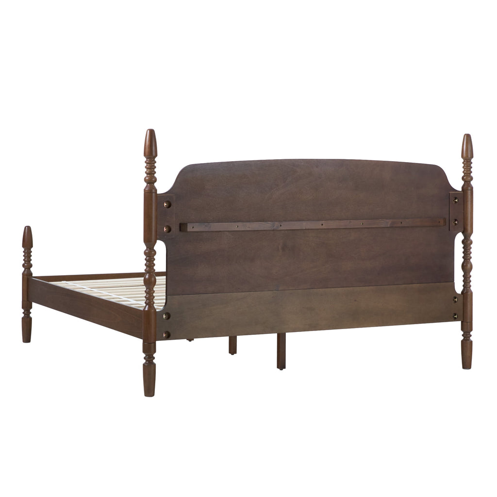 Eden Tali king solid wood spindle platform bed view 11