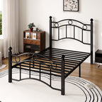 Eden Tali victorian arched metal platform bed view 4