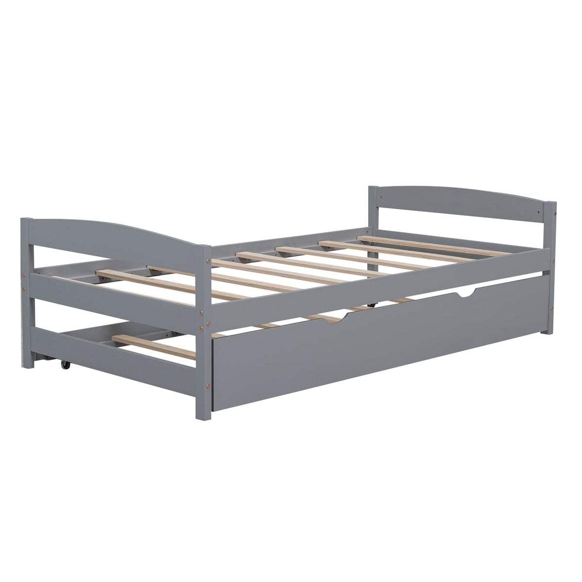 Eden Tali twin trundle bed with LED lights and USB ports view 11