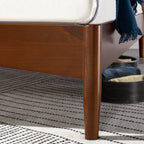 Eden Tali mid century wood platform bed view 5
