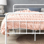 Eden Tali curved spindle steel platform bed view 14