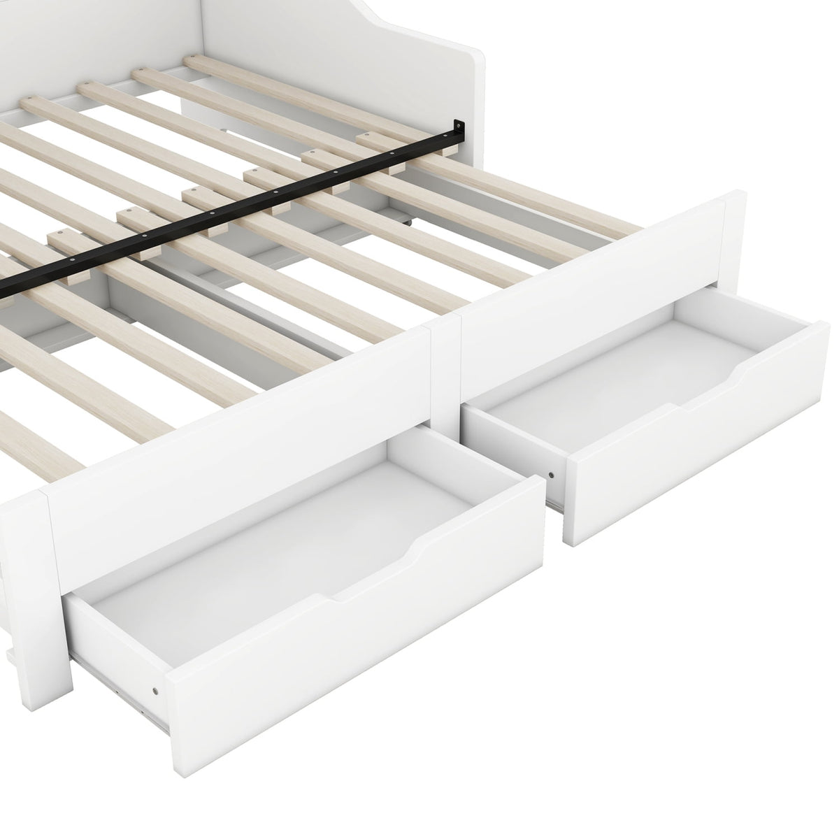 Eden Tali extendable daybed with bookcase headboard view 4