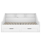 Eden Tali extendable daybed with bookcase headboard view 7