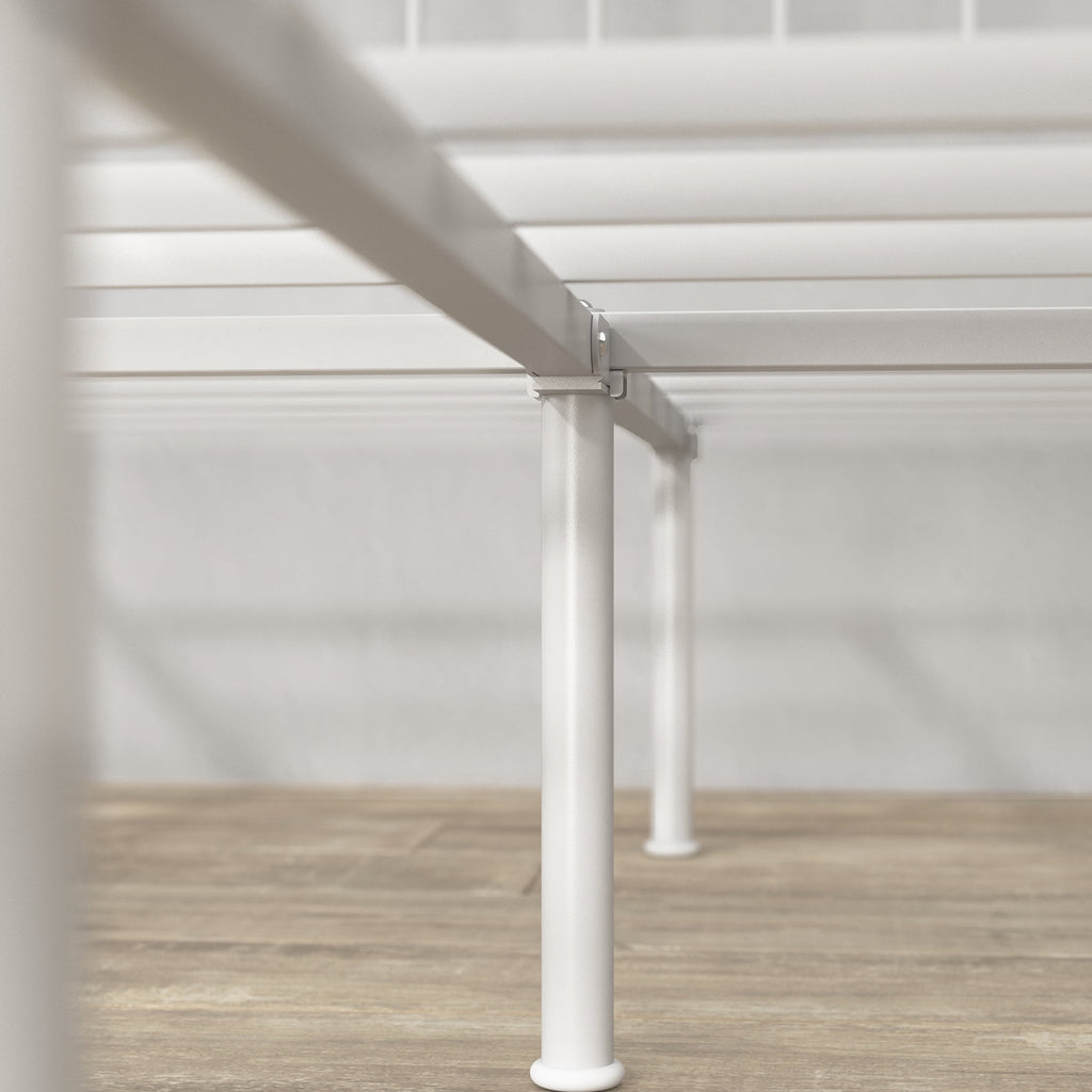 Eden Tali curved spindle steel platform bed view 9