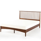 Eden Tali mid century wood platform bed view 12