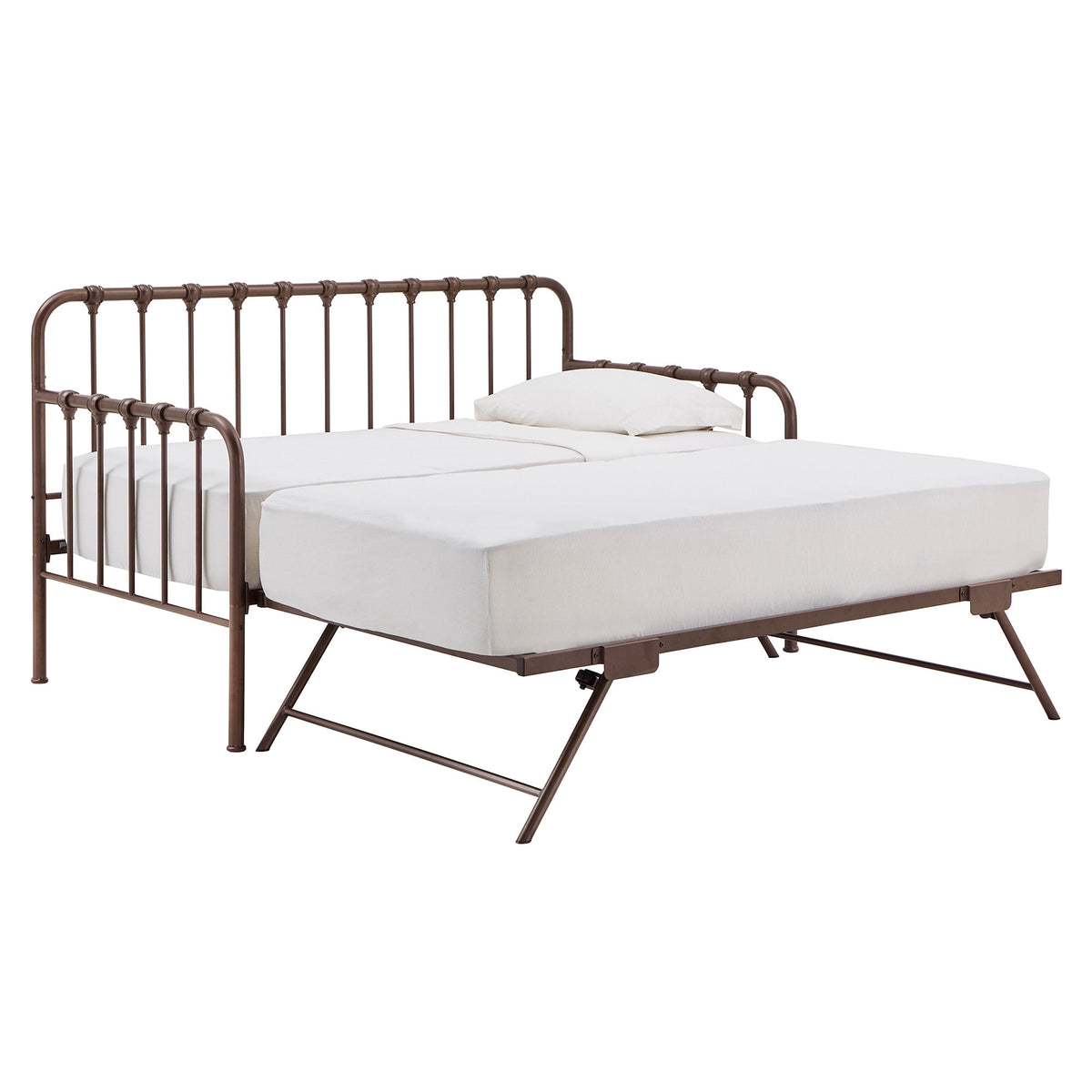 Eden Tali metal twin daybed with lift-up trundle view 3