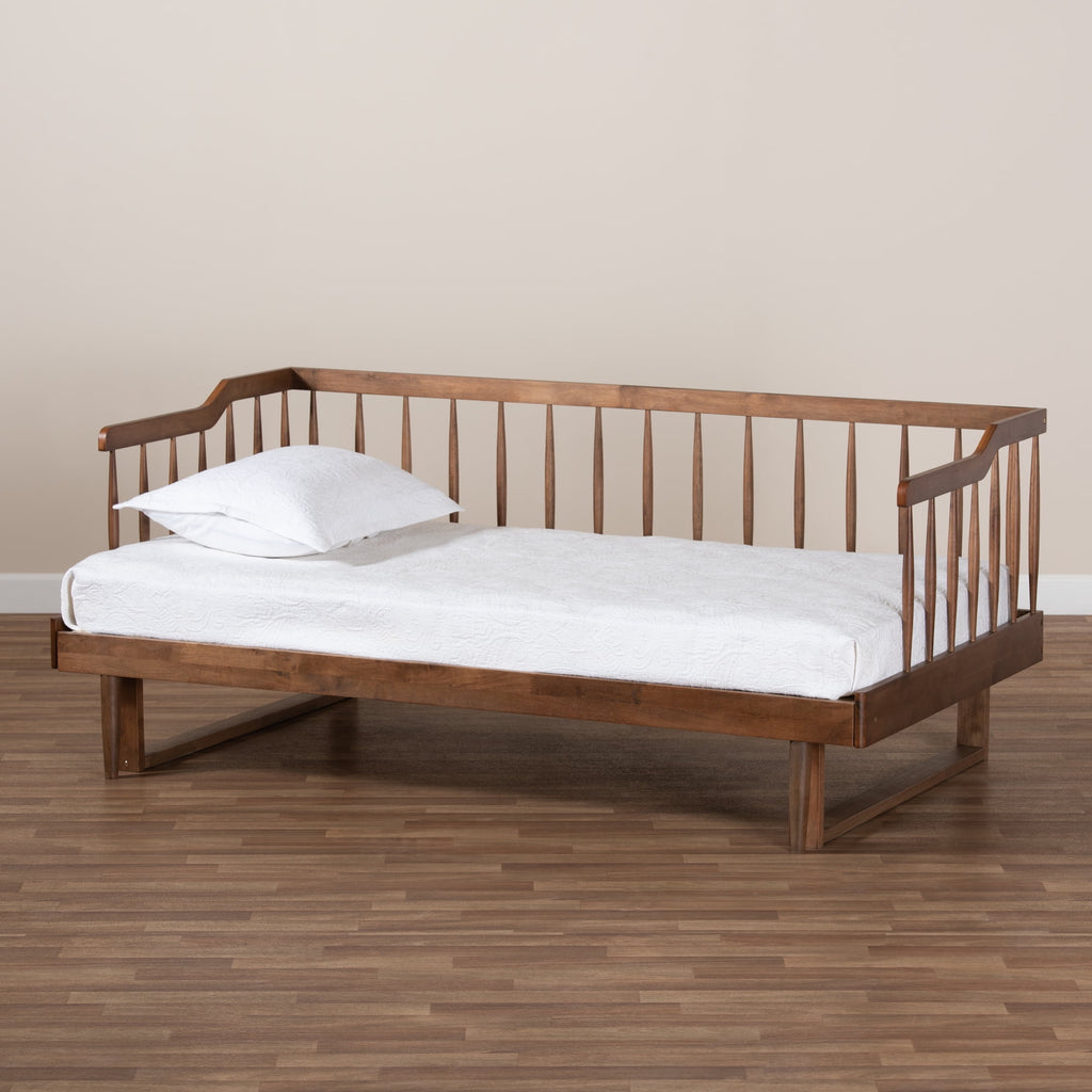 Eden Tali walnut expandable spindle daybed view 9