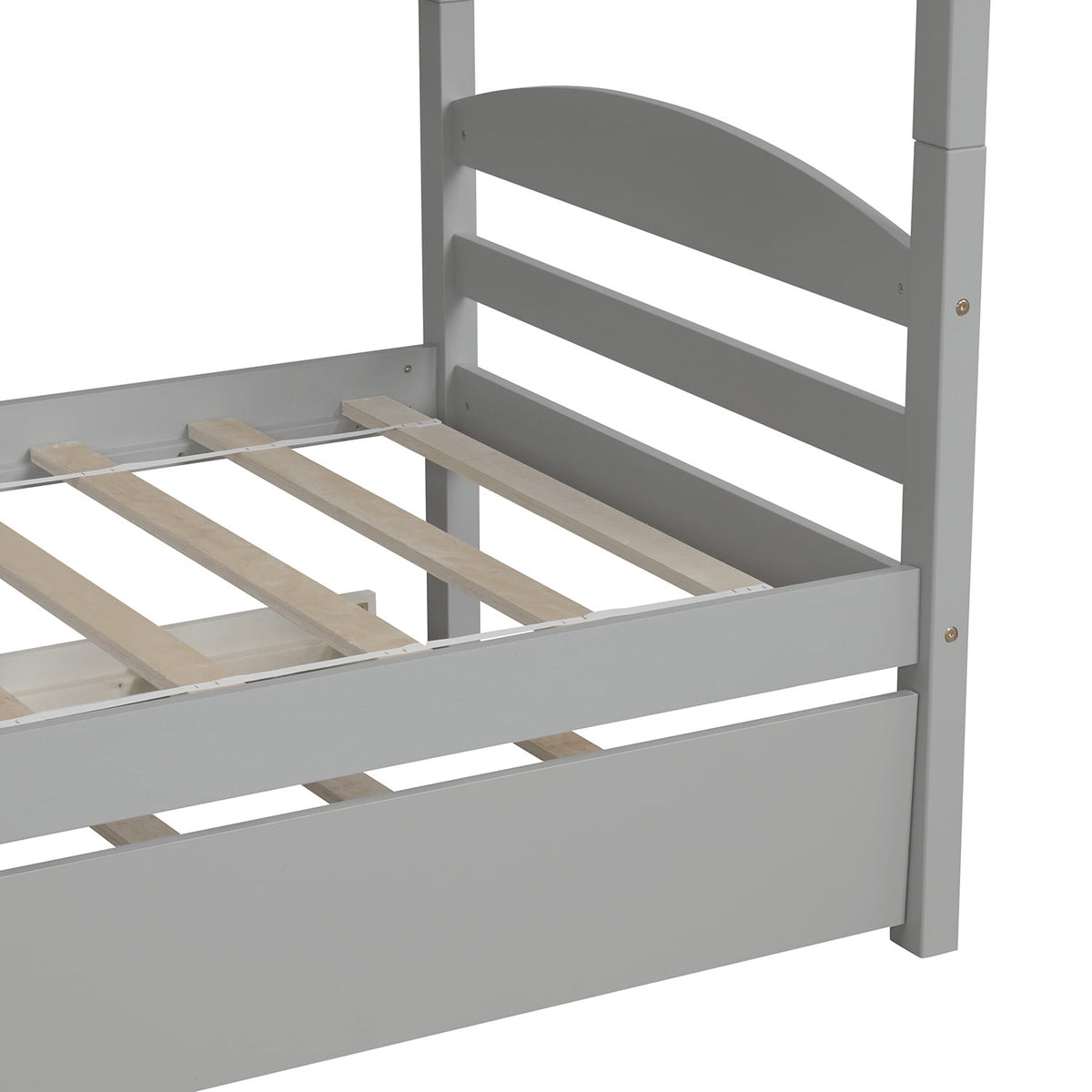 Eden Tali L-shaped twin bunk bed with trundle view 6