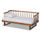 Eden Tali walnut expandable spindle daybed view 1
