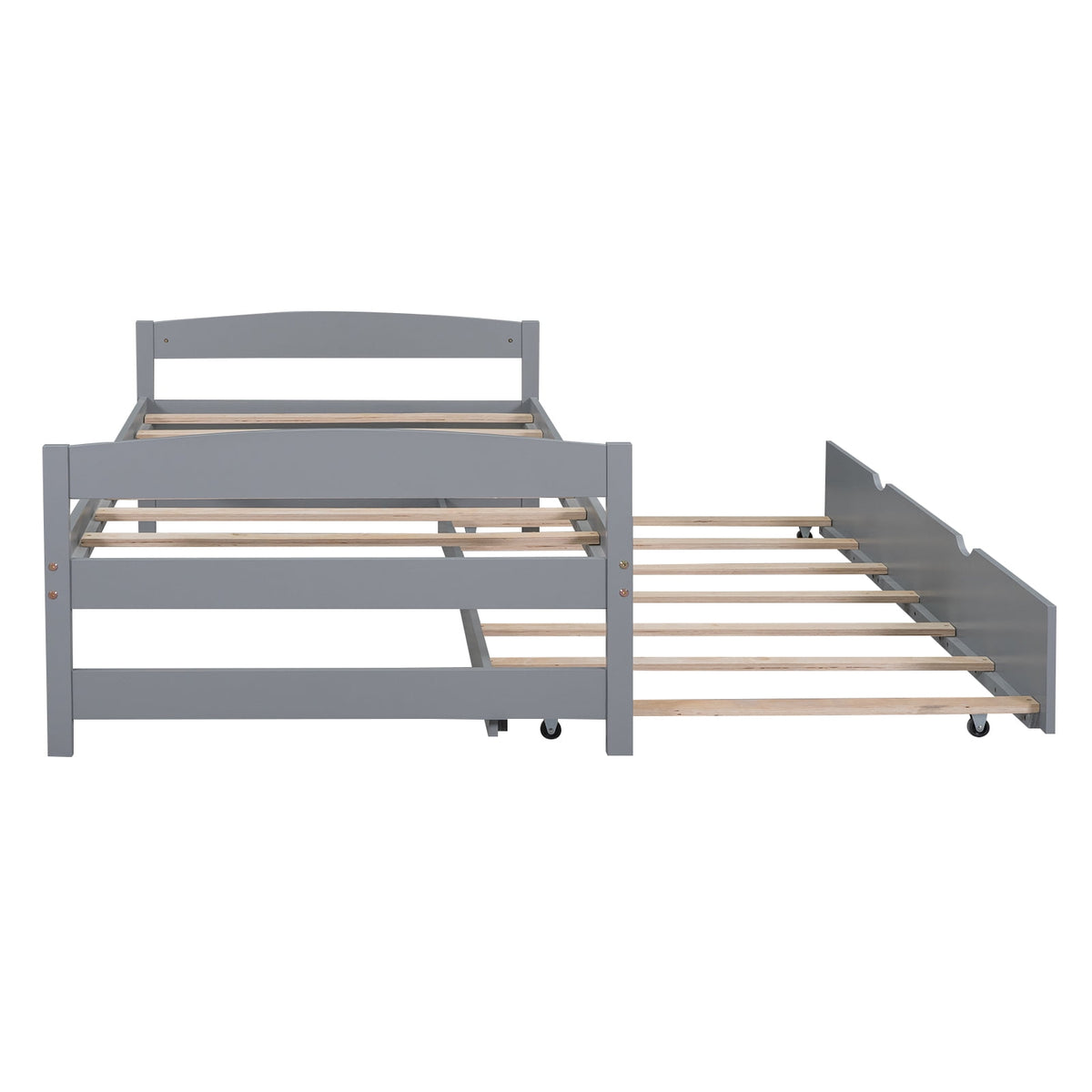 Eden Tali twin trundle bed with LED lights and USB ports view 8