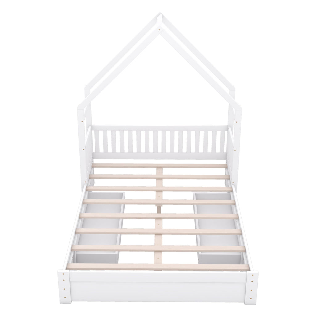Eden Tali queen house platform bed with drawers view 10