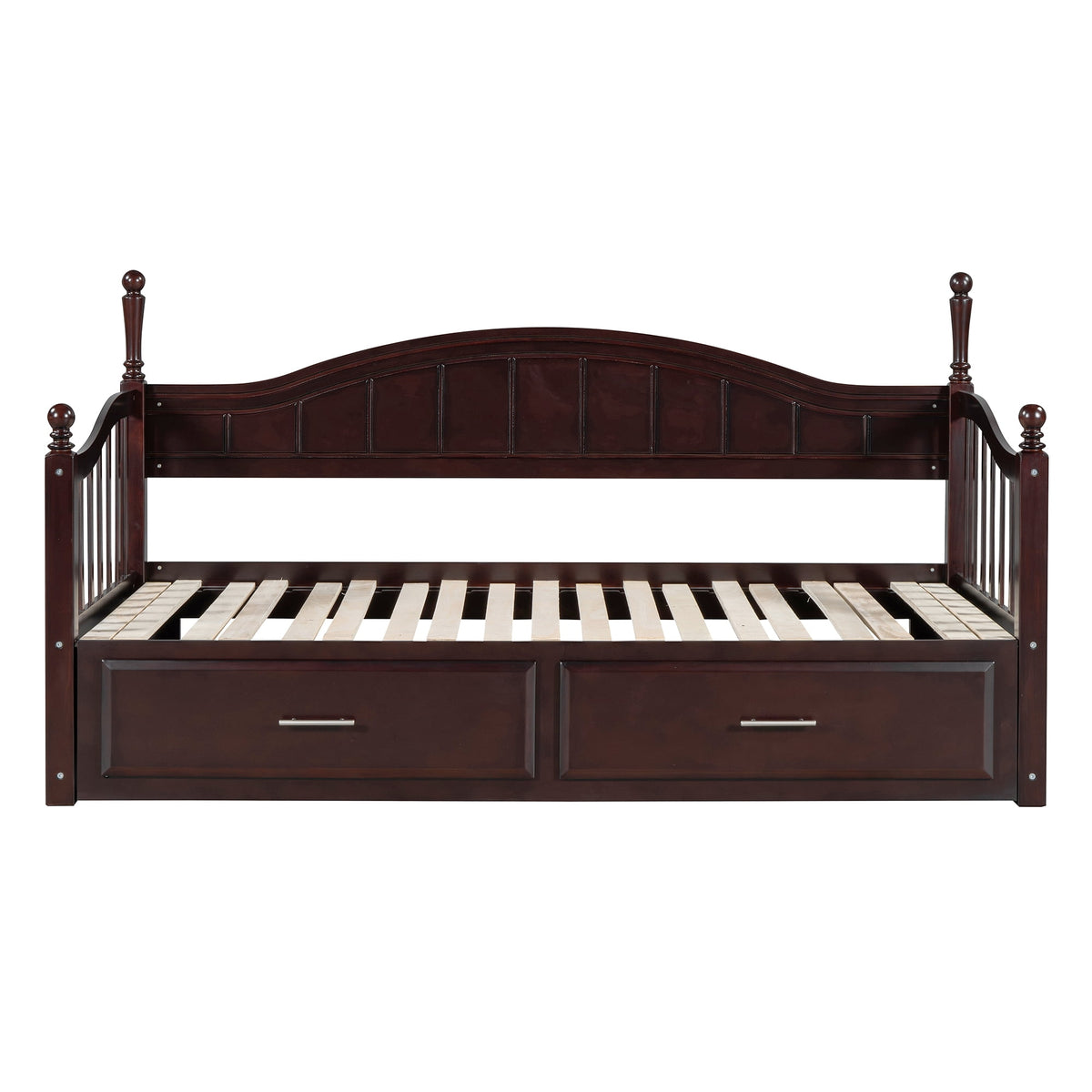 Eden Tali wood daybed with trundle and two drawers view 3
