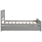 Eden Tali twin wood platform bed with roll out trundle view 4
