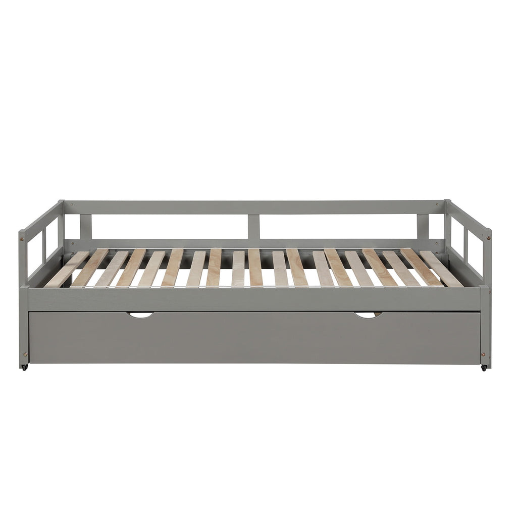 Eden Tali expandable pine daybed with trundle view 7