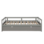 Eden Tali expandable pine daybed with trundle view 7