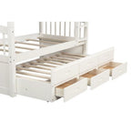 Eden Tali twin over twin bunk bed with trundle and drawers view 8