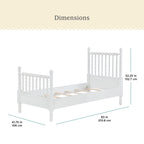 Eden Tali farmhouse spindle bed view 2