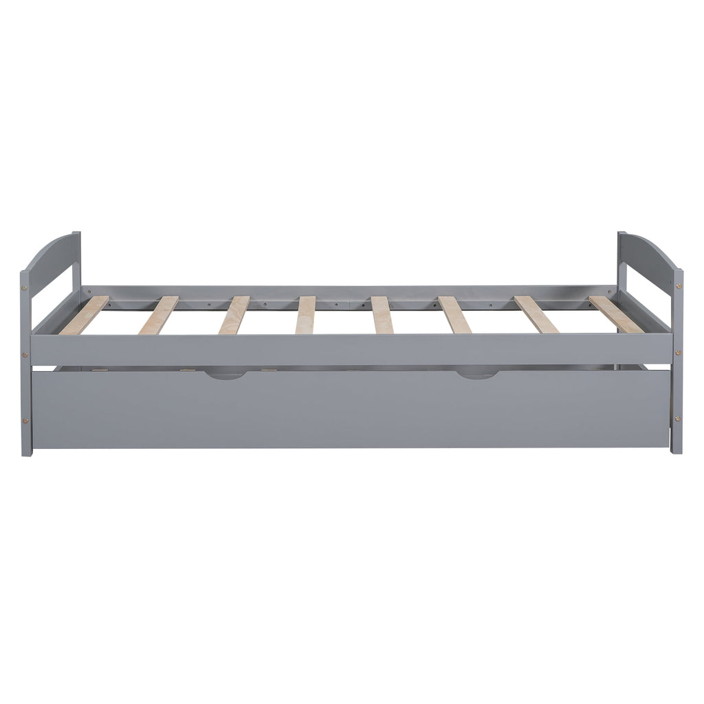 Eden Tali twin trundle bed with LED lights and USB ports view 9