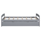 Eden Tali twin trundle bed with LED lights and USB ports view 9