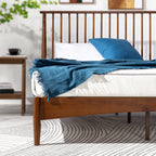 Eden Tali mid century wood platform bed view 7