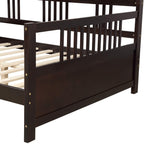 Eden Tali solid wood daybed with three-side rail view 4