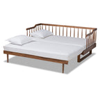 Eden Tali walnut expandable spindle daybed view 3