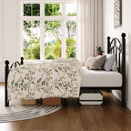 Eden Tali victorian arched metal platform bed view 5