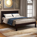 Eden Tali™ Wood Platform Bed with Headboard and Under Bed Space