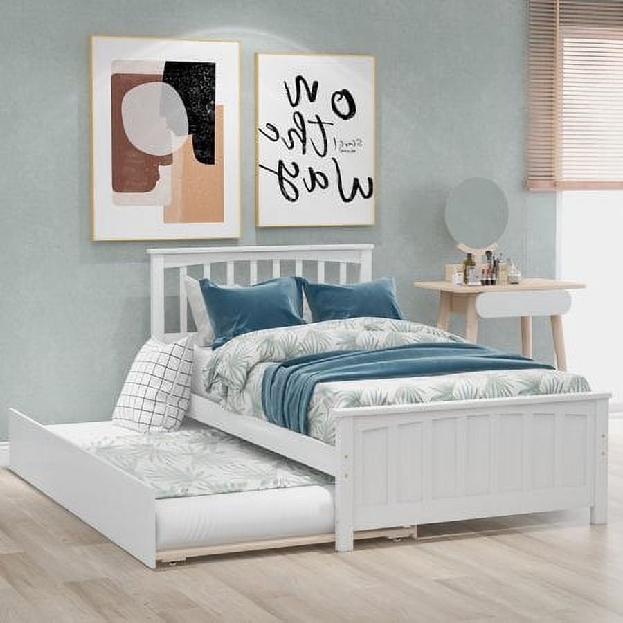 Eden Tali™ Twin Wood Platform Bed with Roll Out Trundle