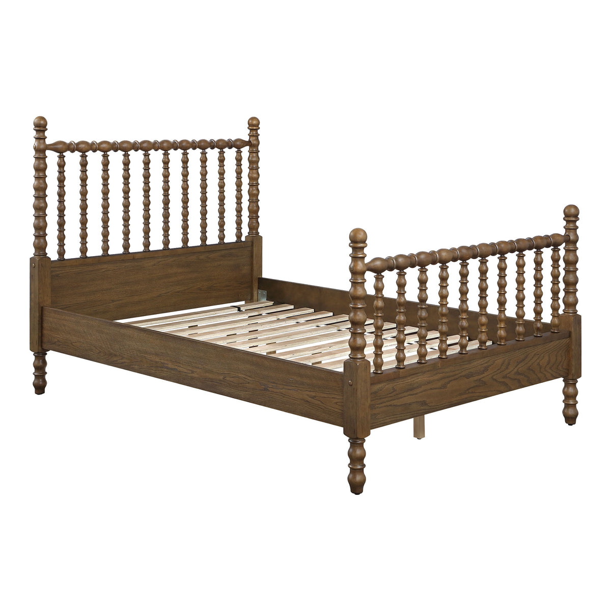 Eden Tali™ Farmhouse Spindle Platform Bed White Rubberwood