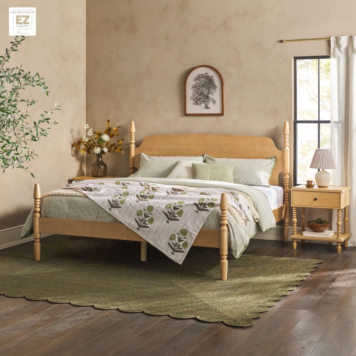 Eden Tali™ King Solid Wood Spindle Platform Bed