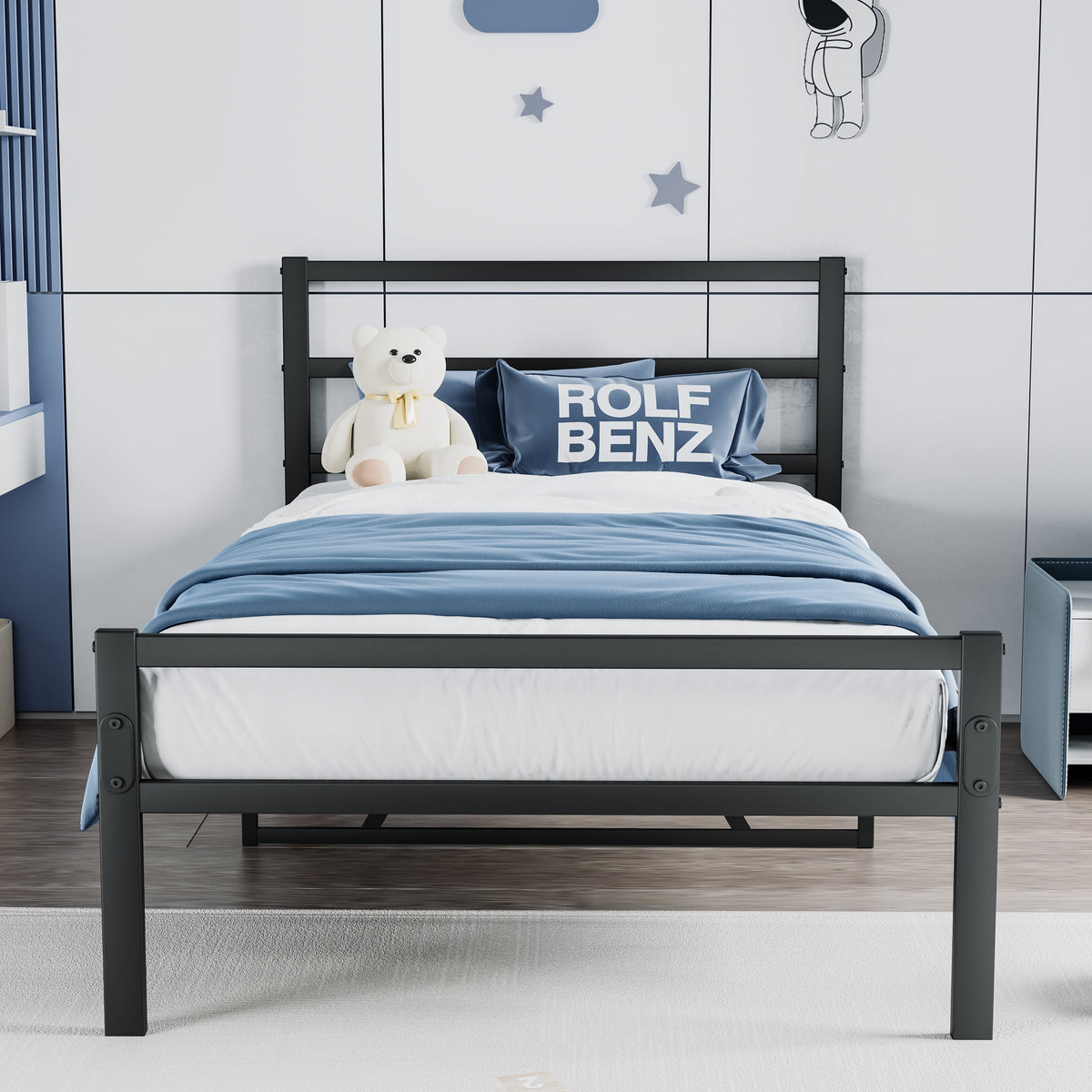 Eden Tali™ Retro Spindle Platform Bed Frame with Gourd Headboard