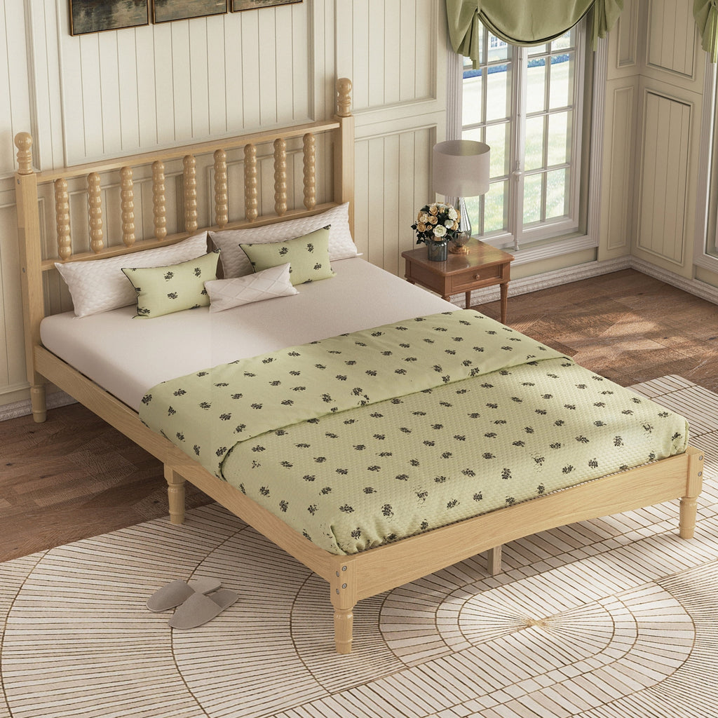 Eden Tali retro spindle platform bed frame view 2